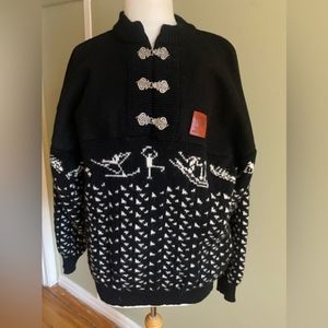 100% Wool Nordic Crewneck 1994 Olympics
